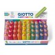 Giotto Happy Gomma goma Caucho Azul, Coral, Fucsia, Verde, Lila, Cal, Naranja, Rosa, Turquesa, Amarillo 40 pieza(s) - 233800
