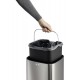 Durable TOUCH 21L Rectangular Acero inoxidable Negro, Plata