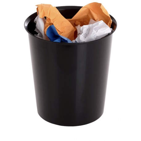 Archivo 2000 2001 NE papelera 18 L Alrededor Polipropileno (PP) Negro