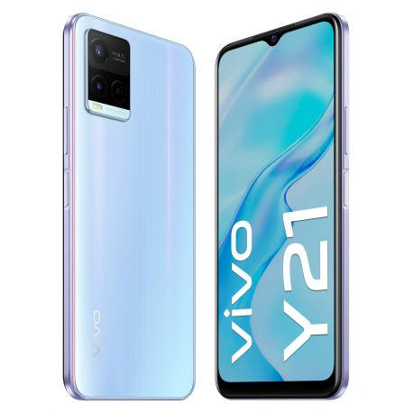 VIVO Y21 16,5 cm (6.51'') SIM doble Android 11 4G USB Tipo C 4 GB 64 GB 5000 mAh Perlado, Blanco