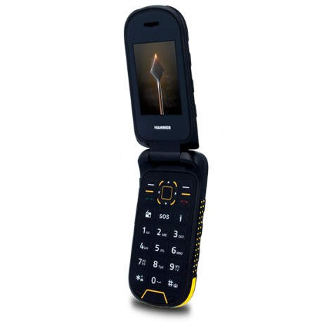 myPhone Hammer Bow 6,1 cm (2.4'') 120 g Negro, Amarillo Teléfono con cámara