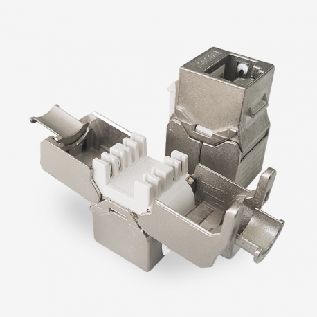 CONECTOR HEMBRA PG RJ45 CAT6A FTP KEYSTONE