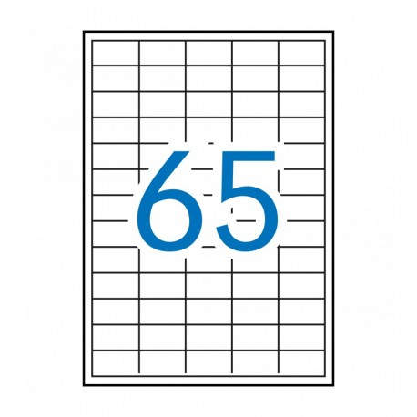 APLI 03052 etiqueta autoadhesiva Plaza Desmontable Blanco 100 pieza(s)