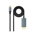 CONVERSOR USB-C A HDMI 2.1 8K 1.8M NEGRO NANOCABLE