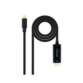 CONVERSOR USB-C A HDMI 1.4 4K 3M NEGRO NANOCABLE