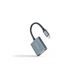 CONVERSOR USB-C A DVI-D 15 CM GRIS NANOCABLE