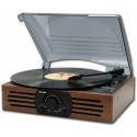 Brigmton BTC-402 Tocadiscos Clásico Acabado Madera BTC-402