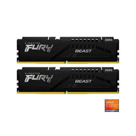 MODULO MEMORIA RAM DDR5 16GB 2X8GB 6000MHz KINGSTON FURY BE