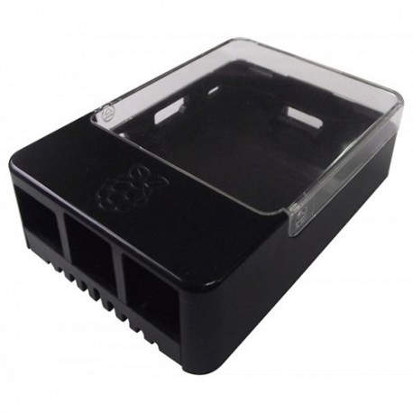 Caja Negra con ventana para Raspberry Pi con 4 USB - RA-CAJA12