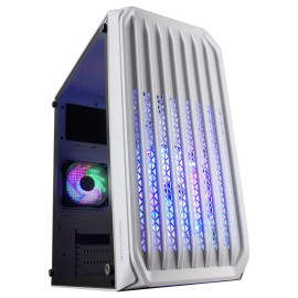 Mars Gaming MC-S2 Blanco Caja PC Compacta Gaming Micro-ATX 2 Ventiladores