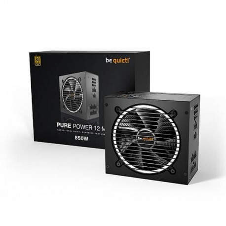 FUENTE DE ALIMENTACION ATX 550W BE QUIET PURE POWER 12 M
