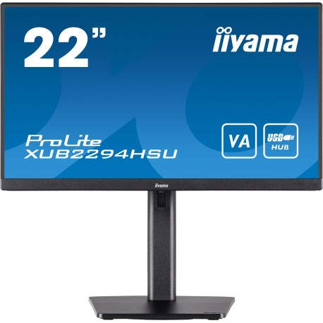 iiyama ProLite XUB2294HSU-B2 pantalla para PC 54,6 cm (21.5'') 1920 x 1080 Pixeles Full HD LCD Negro