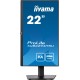 iiyama ProLite XUB2294HSU-B2 pantalla para PC 54,6 cm (21.5'') 1920 x 1080 Pixeles Full HD LCD Negro