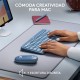 Logitech K380 for Mac teclado Bluetooth QWERTY Español Azul - 920-011177