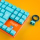 FR-TEC DBPCKEYGO teclado USB QWERTY Azul, Naranja