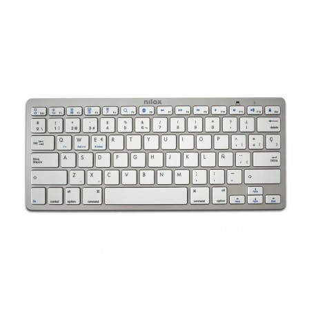 Nilox Teclado Bluetooth Silver - nxkb01s