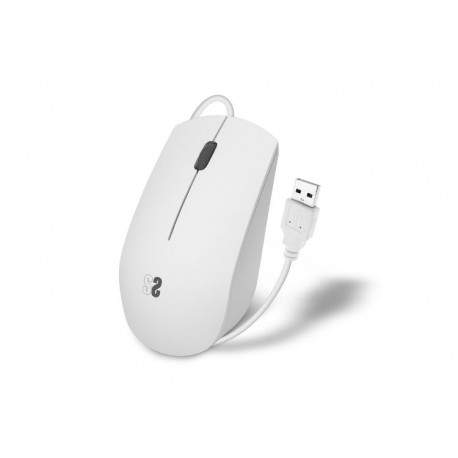 RATON OPTICO BUSINESS SILENCIOSO WIRED BLANCO SUBBLIM