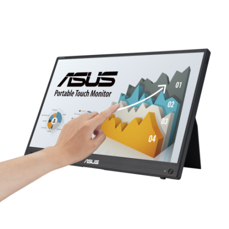 ASUS ZenScreen MB16AHT 39,6 cm (15.6) 1920 x 1080 Pixeles Full HD Pantalla táctil Negro