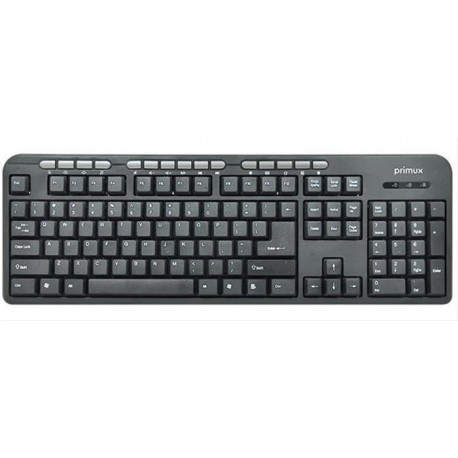 TECLADO MULTIMEDIA USB PRIMUX KM1 NEGRO