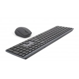 Gembird KBS-ECLIPSE-M500-PT teclado Ratón incluido RF inalámbrico QWERTY Portugués Gris