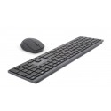 Gembird KBS-ECLIPSE-M500-PT teclado Ratón incluido RF inalámbrico QWERTY Portugués Gris