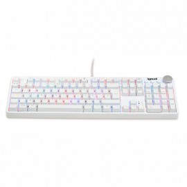 iggual Teclado gaming mecánico PEARL RGB blanco - IGG317976