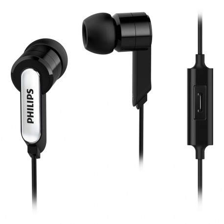 Philips SHE1405BK/10 auricular y casco Auriculares Alámbrico Dentro de oído Llamadas/Música Negro
