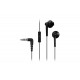 Panasonic RP-TCM55E Auriculares Alámbrico Dentro de oído Llamadas/Música Negro