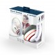 Gembird MHS-03-WTRD auricular y casco Auriculares Alámbrico Diadema Llamadas/Música Rojo, Blanco