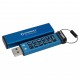 Kingston Technology IronKey Keypad 200 unidad flash USB 128 GB USB tipo A 3.2 Gen 1 (3.1 Gen 1) Azul