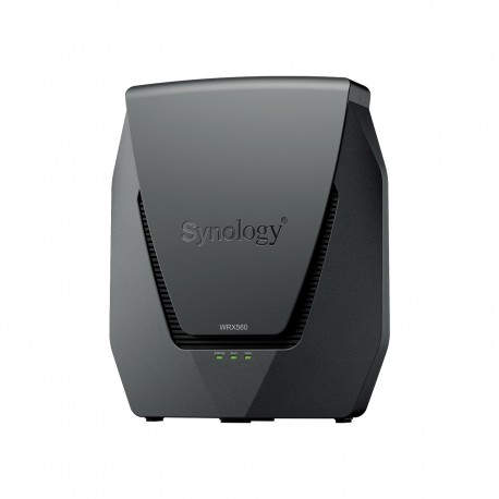 Synology WRX560 router inalámbrico Gigabit Ethernet Doble banda (2,4 GHz / 5 GHz) Negro