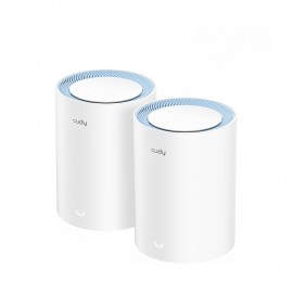 Cudy M1200 2-PACK sistema Wi-Fi Mesh (Wi-Fi en malla) Doble banda (2,4 GHz / 5 GHz) Wi-Fi 5 (802.11ac) Blanco 1 Interno
