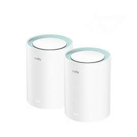 Cudy M1300 2-PACK sistema Wi-Fi Mesh (Wi-Fi en malla) Doble banda (2,4 GHz / 5 GHz) Wi-Fi 5 (802.11ac) Blanco 1 Interno