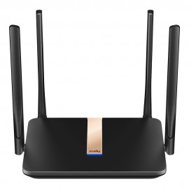 Cudy LT500D router inalámbrico Ethernet rápido Doble banda (2,4 GHz / 5 GHz) 4G Negro