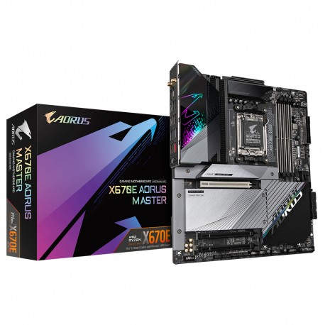 Gigabyte X670E AORUS MASTER (REV. 1.0) placa base AMD X670 Socket AM5 ATX