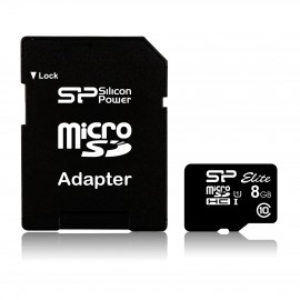 Silicon Power Elite 8GB microSDHC UHS-I Clase 10