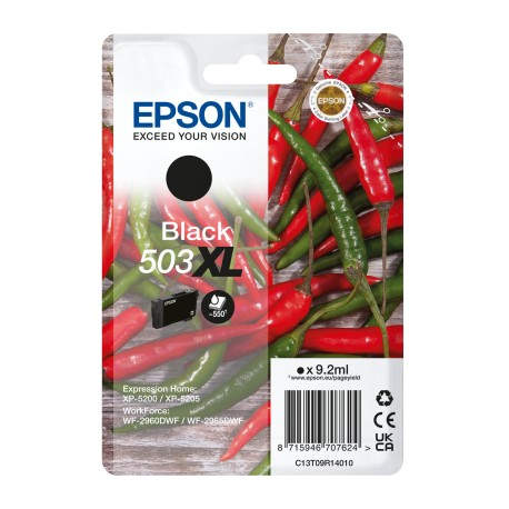Epson 503XL cartucho de tinta 1 pieza(s) Original Alto rendimiento (XL) Negro