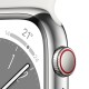 Apple Watch Series 8 OLED 45 mm 4G Plata GPS (satélite)