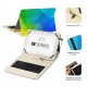 SUBBLIM FUNDA + TECLADO TABLET KEYTAB USB TRIANGULOS Multicolor MicroUSB QWERTY Español
