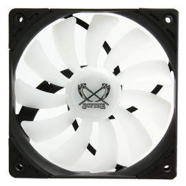 Scythe SU1225FD12MR-RH sistema de refrigeración para ordenador Universal Ventilador 12 cm Negro, Blanco 1 pieza(s)