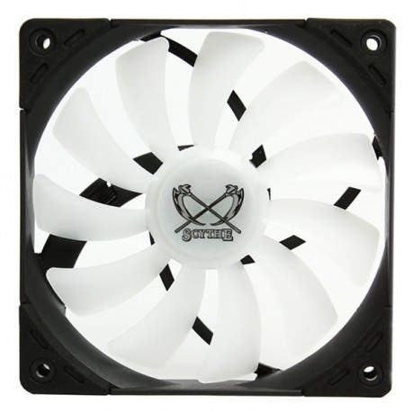 Scythe SU1225FD12MR-RH sistema de refrigeración para ordenador Universal Ventilador 12 cm Negro, Blanco 1 pieza(s)