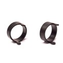 Feser VA TUBE End Cap SET x2 pcs. 13mm. Negro