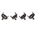 Feser VA TUBE Corner SET x4 pcs. 13mm. Negro