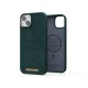 Njord byELEMENTS Salmon Leather Magsafe Case - iPhone 14 Plus - Green