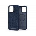 Njord byELEMENTS Salmon Leather Magsafe Case - iPhone 14 Pro Max - Blue