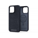 Njord byELEMENTS Salmon Leather Magsafe Case - iPhone 14 Pro Max - Black