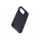 Njord byELEMENTS Salmon Leather Magsafe Case - iPhone 14 Pro Max - Black