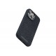 Njord byELEMENTS Salmon Leather Magsafe Case - iPhone 14 Pro Max - Black