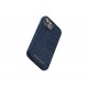Njord byELEMENTS Salmon Leather Magsafe Case - iPhone 14 - Blue