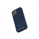 Njord byELEMENTS Salmon Leather Magsafe Case - iPhone 14 - Blue